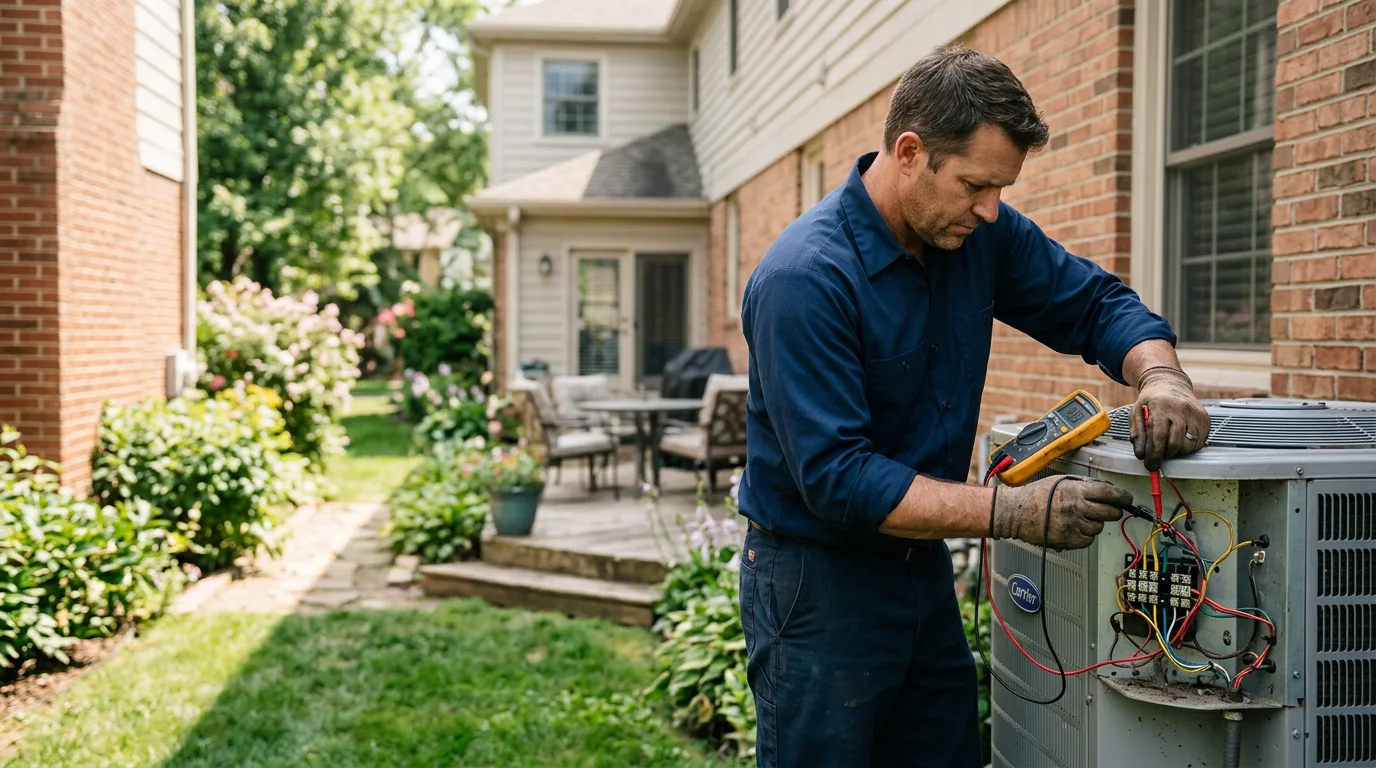 HVAC technician working near Orlando, KY